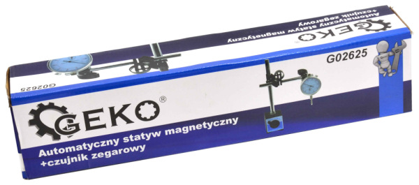 Odchýlkomer 10/0,01 mm na magnetickom stojane, GEKO 7