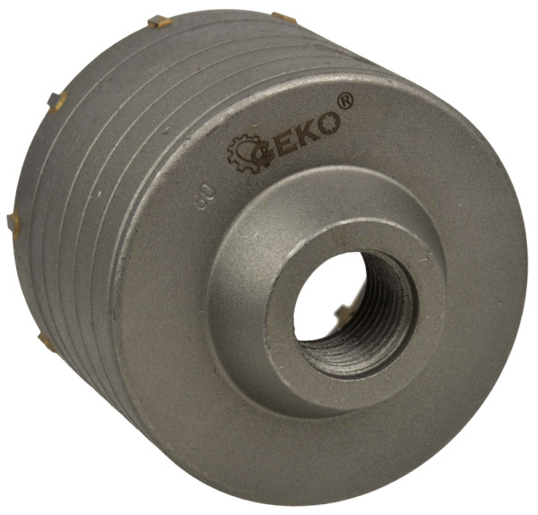 Korunka vykružovacia SK, 80 mm, závit M22 s adaptérom SDS plus, GEKO 1