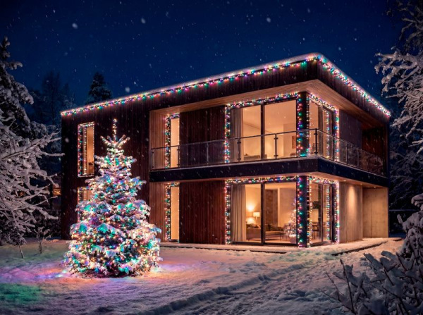 Reťaz MagicHome Vianoce, časovač, 1000xLED, mix farieb, 10 funkcií, 50 m, IP44 1