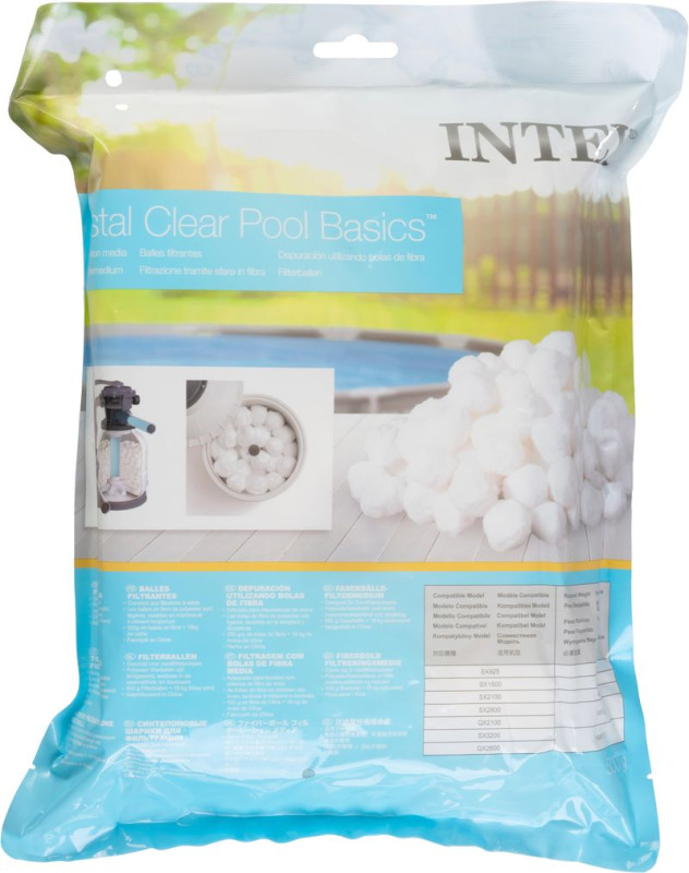 Náplň Intex® FlowClear™ 29045, 100% PET, 500 g, pre pieskové filtrácie 1