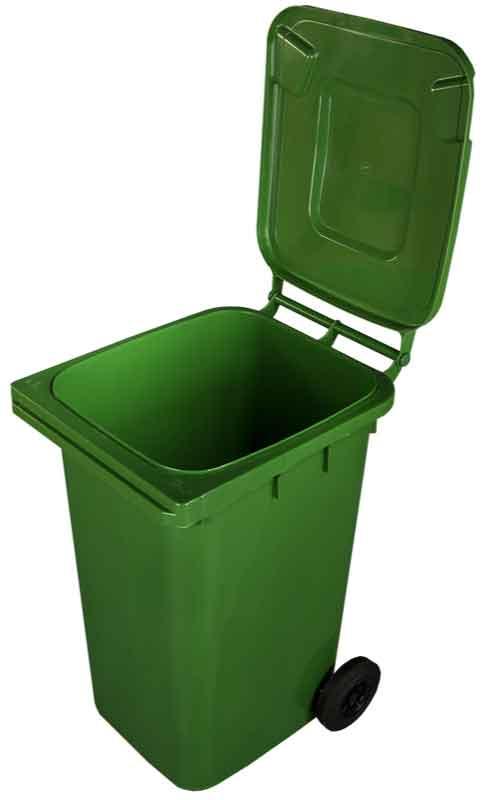KUKA - nádoba na odpad 240 l, plastová zelená