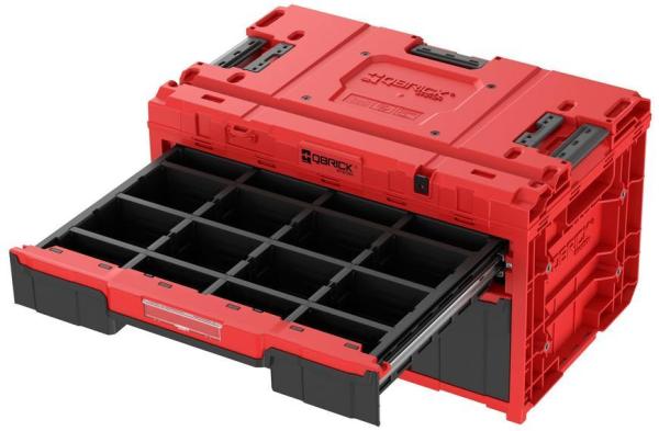 Box QBRICK® System ONE Workshop Red - Cart, 3x Toolbox, 4 dielna sada boxov na náradie 3