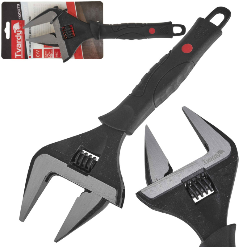 Kľúč nastaviteľný 470 mm 0-60 mm, TVARDY