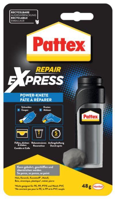 Lepidlo Pattex® Repair Express Metal, Hmota na opravy, 48 g