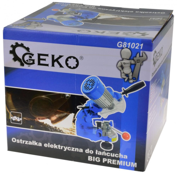 Ostrička na reťaze motorových píl 145 mm, uhol brúsenia do 35°, 230 W, GEKO 1