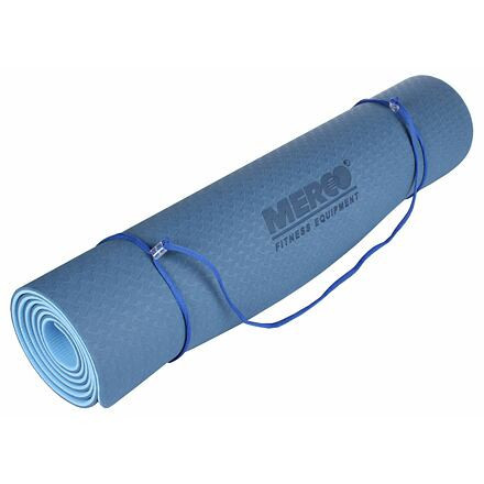 Merco Yoga TPE 6 Double Mat podložka na cvičenie modrá