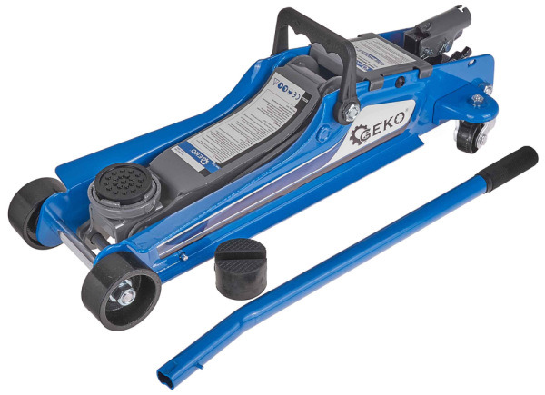 Zdvihák hydraulický pojazdný nízkoprofilový 2.500 kg, 85-385 mm, GEKO 1