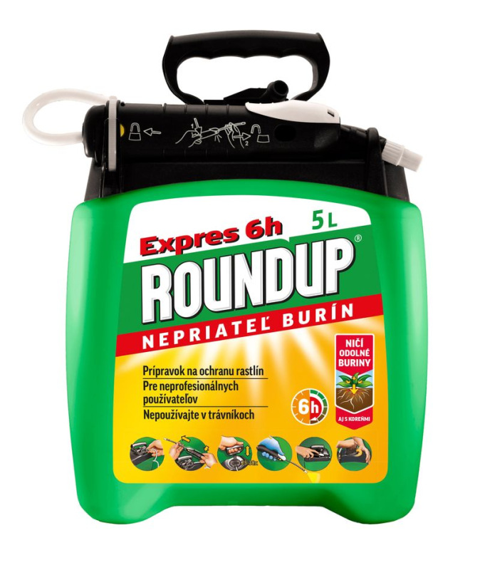 Roundup Expres 6h, proti burine, 5 lit., PUMP & GO