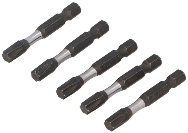 Bit 1/4" úderový T40, dĺžka 50 mm, 5-kusov, EGA