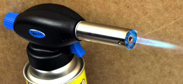 Spájkovacia lampa na plynovú kartušu 225g, piezo zapaľovanie, GEKO 6