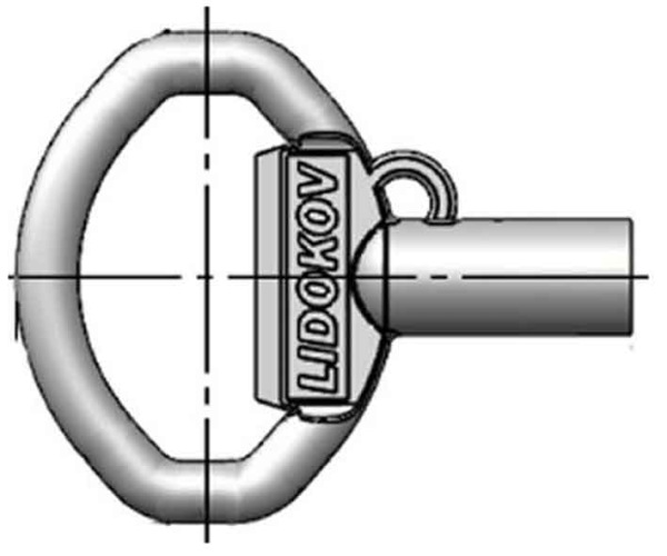Kľúč kúrenarský na ovzdušňovanie radiátorov, kovový, LIDOKOV
