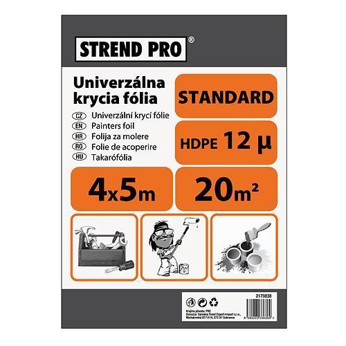 Fólia krycia Strend Pro Standard, maliarska, 4x12,5 m, 12µ, zakrývacia