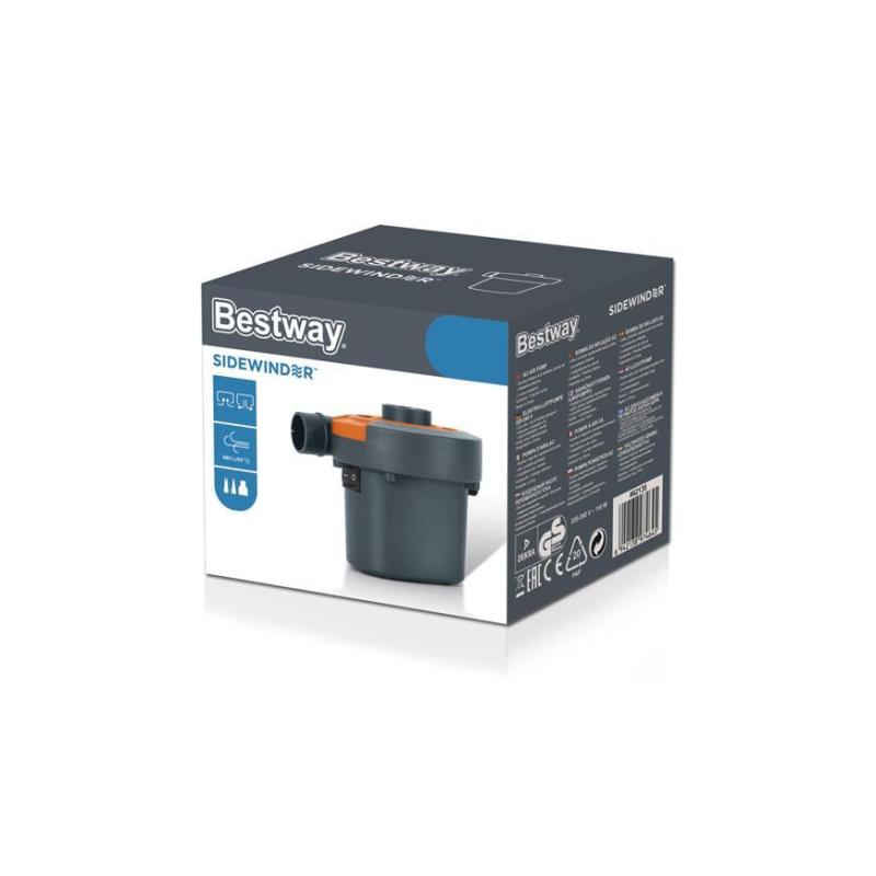 Pumpa Bestway® 62139, Sidewinder™, 220-240V, 3x adaptér, na nafukovačky, bazény a lopty 5