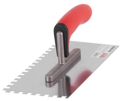 Hladítko Strend Pro Premium BRAVO RED SoftHand, , 270x130 mm, 0,7 mm, e6 mm, nerez