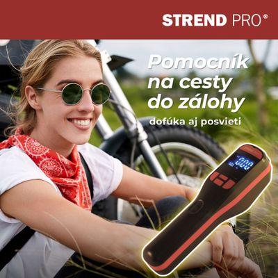 Kompresor Strend Pro K25, ručný, 150 psi, 10 bar, LED svetlo, akumulátorová pumpička 11