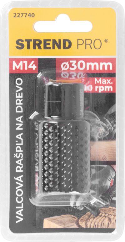 Rašpľa Strend Pro RSP40, 30 mm, pre uhlovú brúsku, čierna, valcová 2