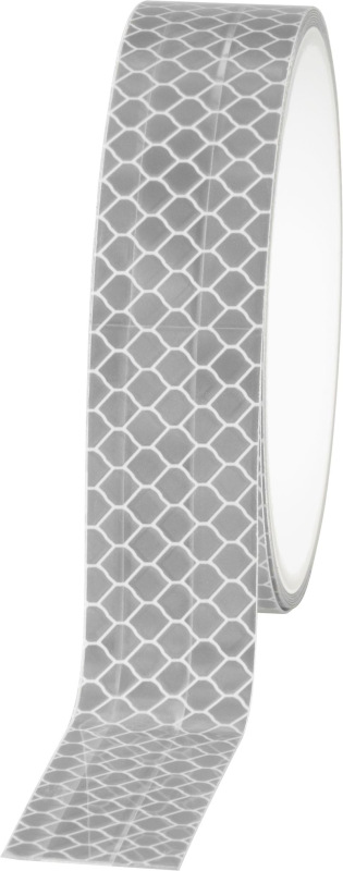 Páska Strend Pro, 25 mm, L-2 m, biela, reflexná