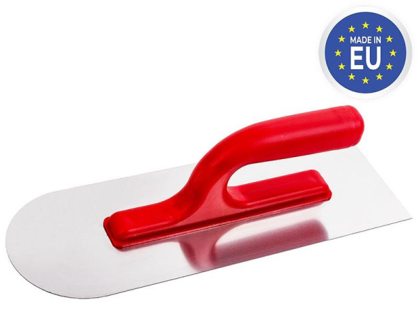 Hladítko Strend Pro Premium, REDhand, U-TYPE, plast. rúčka, zaoblené, 320x110 mm, 0,7 mm, nerez 1