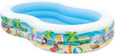 Bazén Intex® 56490, Seashore, detský, nafukovací, 262x160x46 cm