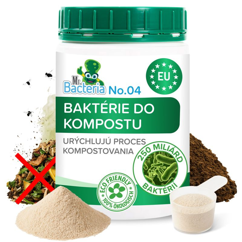 Aktivátor Mr.Bacteria No.4, do kompostu, 500 g