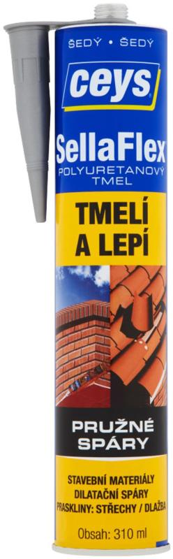 Tmel Ceys SellaFlex Polyuretánový tmel, šedý, 310 ml