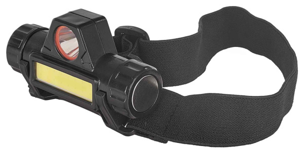 Čelová LED baterka s 2 svietidlami, 800 mAh, KELTIN 1