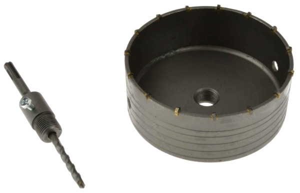 Korunka vykružovacia SK, 150 mm, závit M22 s adaptérom SDS plus, GEKO