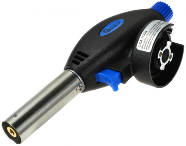 Spájkovacia lampa na plynovú kartušu 225g, piezo zapaľovanie, GEKO 3