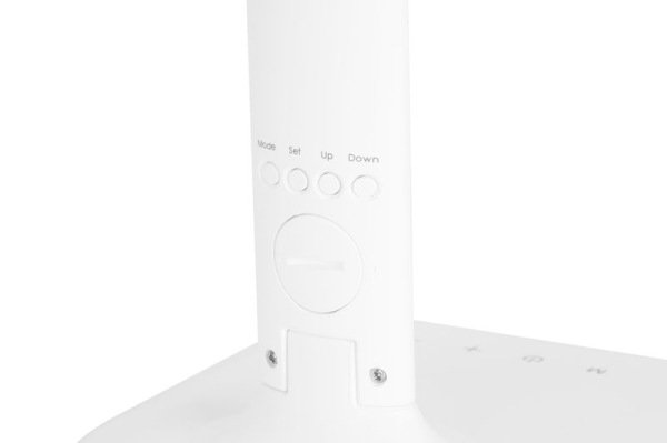 Lampa LED, stolná, stmievateľná, biela, s displejom, voľba teploty svetla, 6 W 4