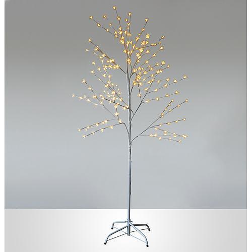 Strom MagicHome Cherry Tree, 192 LED biela, jednoduché svietenie, 230 V, 50 Hz, IP44, exteriér, L-1,