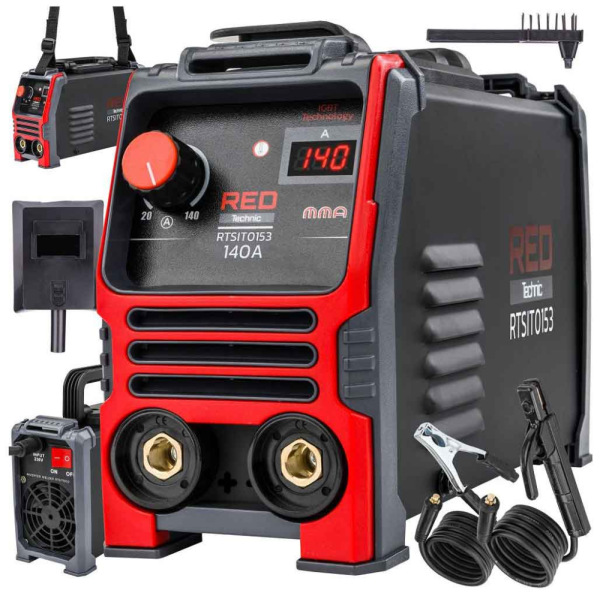 Invertorová zváračka MMA, 20-140A, RED-TECHNIC
