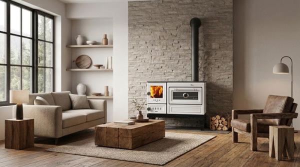 Sporák 5020-U AURA ,9kW, pravý, biely, 825x500x770 1
