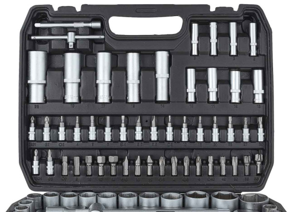 Gola sada 1/4" a 1/2", 108-dielna v plastovom kufri, KELTIN 4