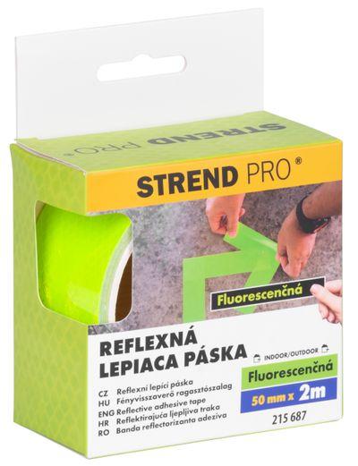 Páska Strend Pro, reflexná, samolepiaca, extra viditeľná, zelená, 50 mm x 2 m 1