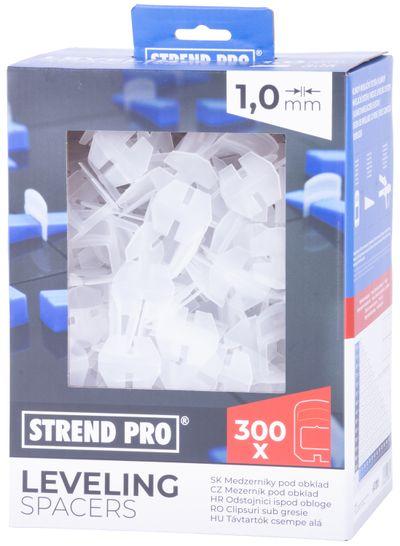 Medzerník Strend Pro LS230T, nivelačný, pod obklad, 1.0 mm, bal. 300 ks, plast biely 2