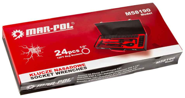 Gola sada 1/2", 8-32 mm, 24-dielna 12HRAN, MAR-POL 1