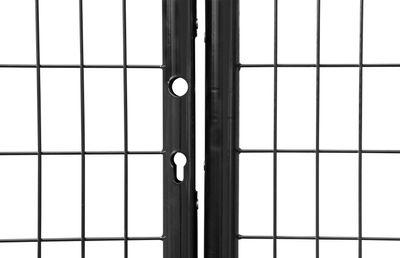 Brána Strend Pro METALTEC DUO, 3580/1950/100x50 mm, antracit, dvojkrídlová, záhradná, ZN+PVC, RAL701