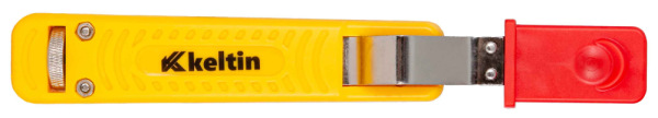 Nôž elektrikársky na odizolovanie káblov s ohnutou čepeľou 8-28 mm, KELTIN 2