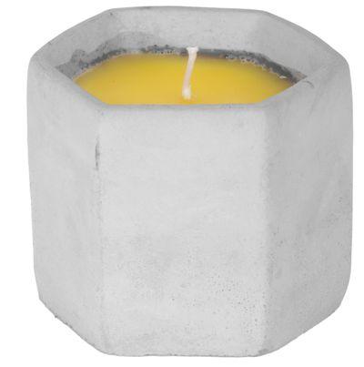 Sviečka Citronella, cement, 85 g, repelentná, 90x75 mm