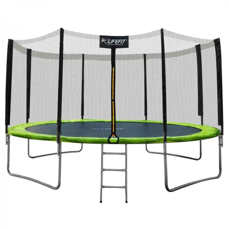 Trampolína LIFEFIT 424cm vr.siete a schodíkov