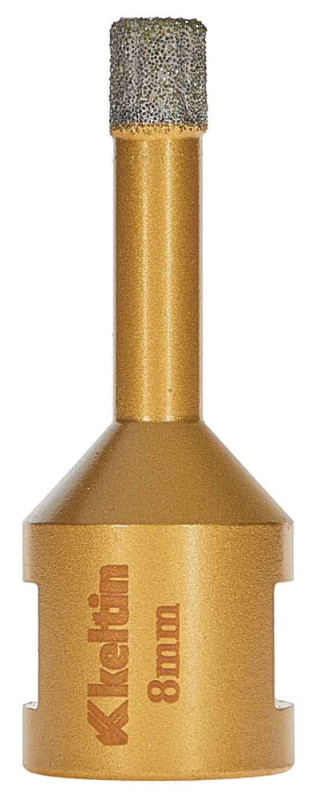 Vrták diamantový korunkový, závit M14 do uhlovej brúsky priemer 8 mm, GEKO