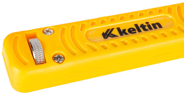 Nôž elektrikársky na odizolovanie káblov s ohnutou čepeľou 8-28 mm, KELTIN 4