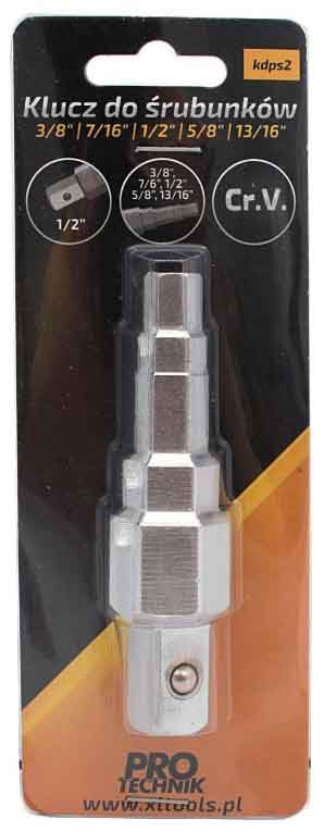 Kľúč na radiátorové šrubenie, 3/8"-1", upínanie 1/2" štvorhran, XL-TOOLS 2