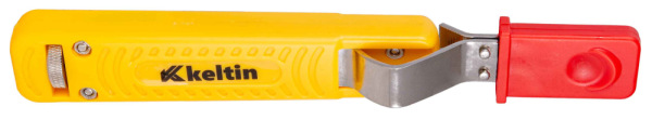 Nôž elektrikársky na odizolovanie káblov s ohnutou čepeľou 8-28 mm, KELTIN 4