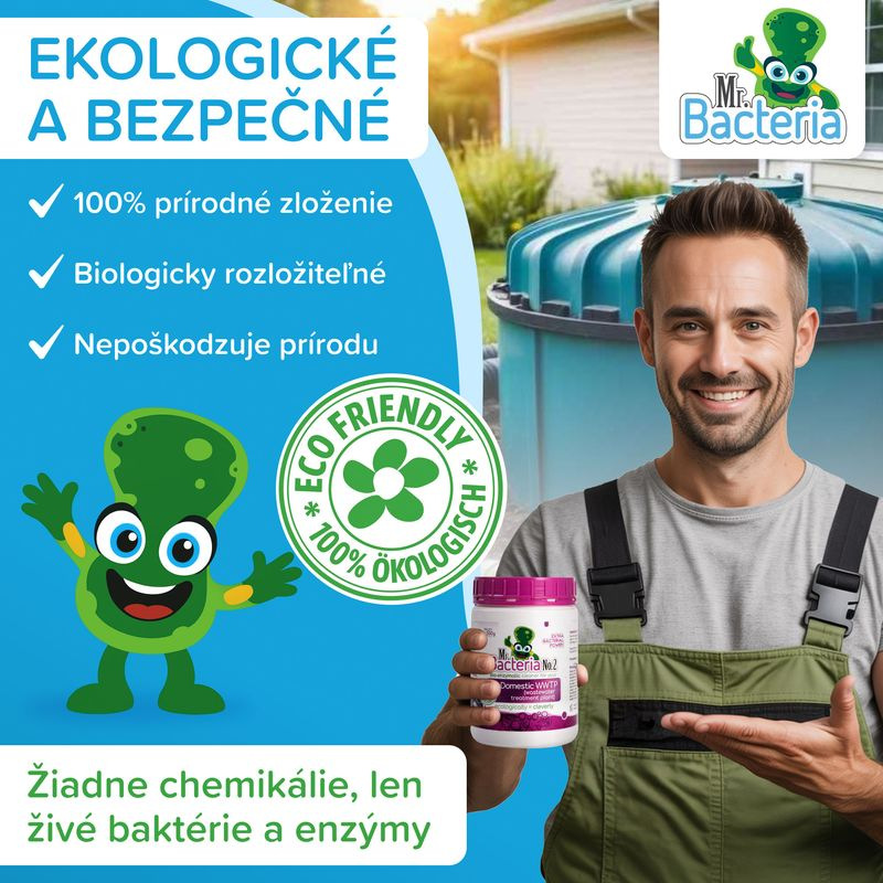 Aktivátor Mr.Bacteria No.2, do čističky odpadových vôd, 500 g 5