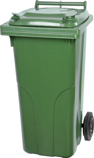 Nádoba MGB 120 lit., plast, zelená, HDPE, popolnica na odpad