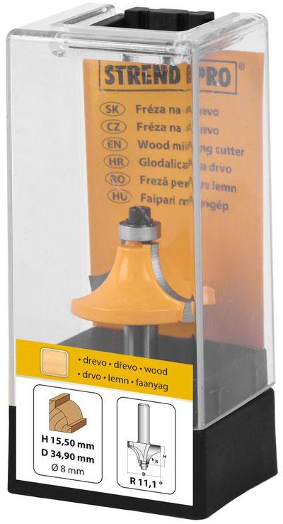 Fréza do dreva Strend Pro S6 mm, YC2301, frézka do hornej frézy, D19 H6.5 R3.17 1