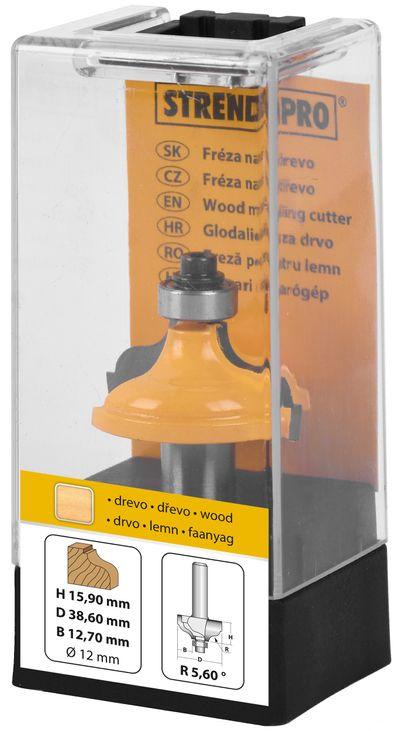 Fréza do dreva Strend Pro S8 mm, YC4503, frézka do hornej frézy, D32 H12.9 R3.96 B9.52 1