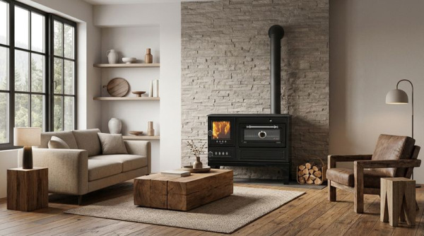 Sporák 5020-U AURA, 9kW, pravý, čierny, 825x500x770 1