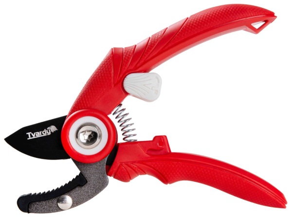 Záhradnícke nožnice 175 mm, zubaté ostrie, japonská oceľ SK5, teflón, TVARDY 6